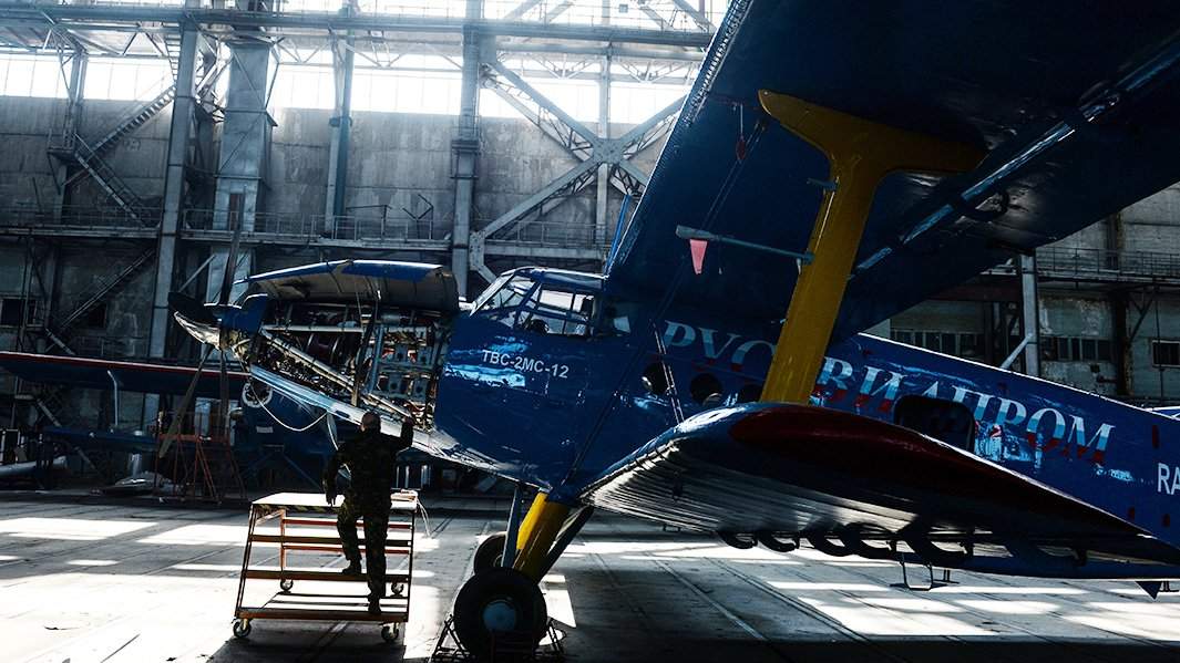 Самолет ТВС-2МС (модернизированная версия Ан-2)