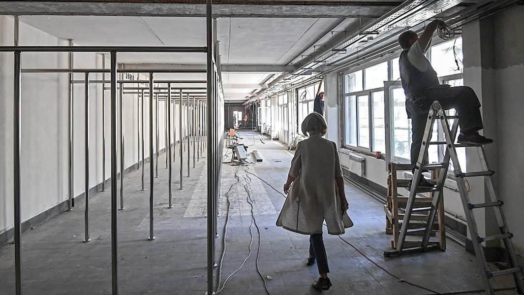 ремонт школы