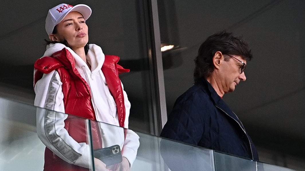 Леонид Федун с супругой Заремой Салиховой 