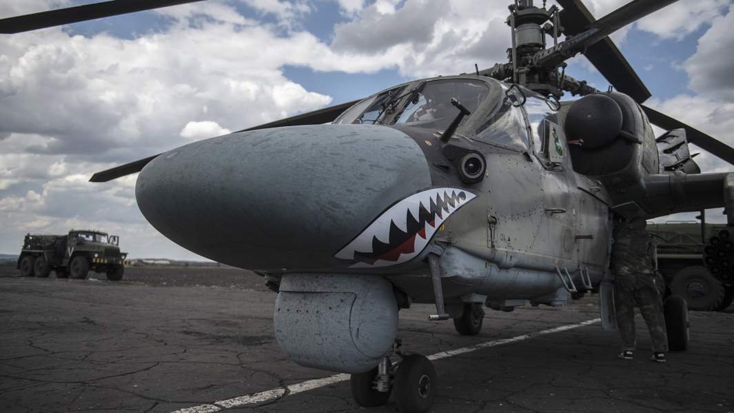 Вертолет Ка-52 ВКС РФ