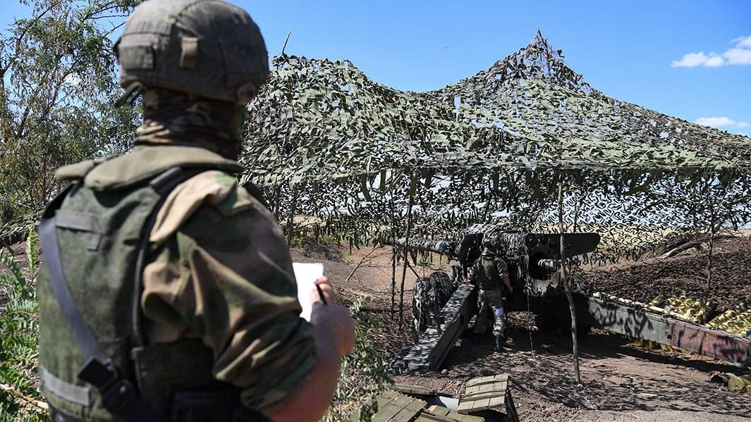 Военнослужащий гаубичной батареи