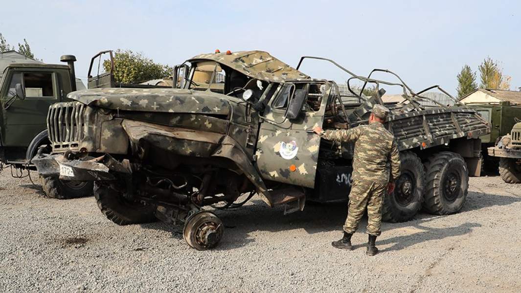 Транспорт вооруженных сил Армении, захваченный армией Азербайджана во время военного конфликта в Нагорном Карабахе