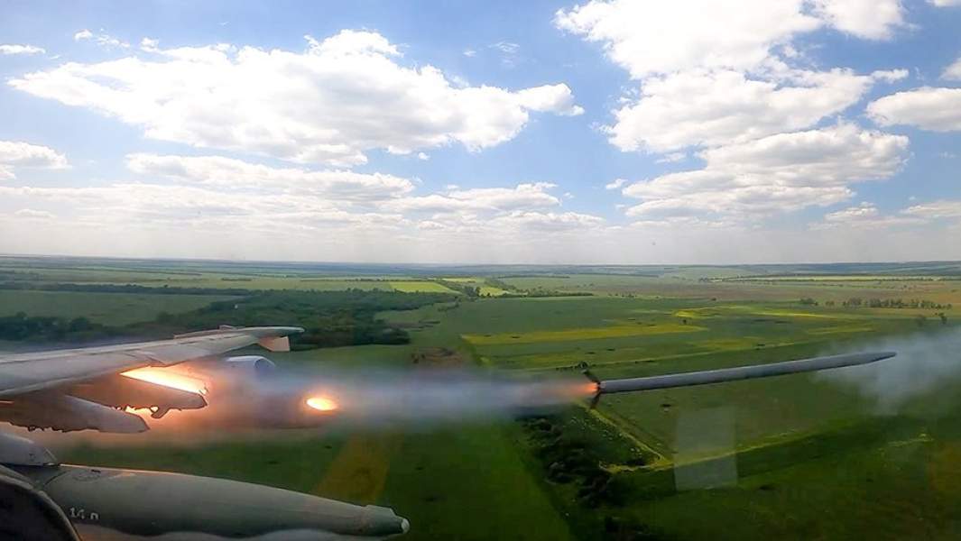 Боевая работа штурмовиков Су-25 ВКС России в ходе специальной военной операции