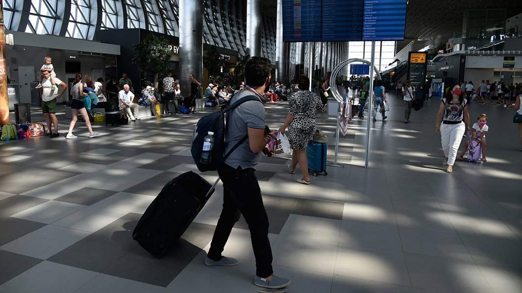 Работа международного аэропорта