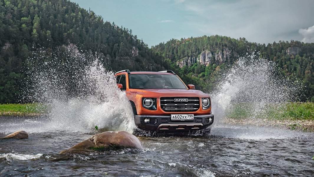 Воздухозаборник расположен высоко, можно не бояться бродов