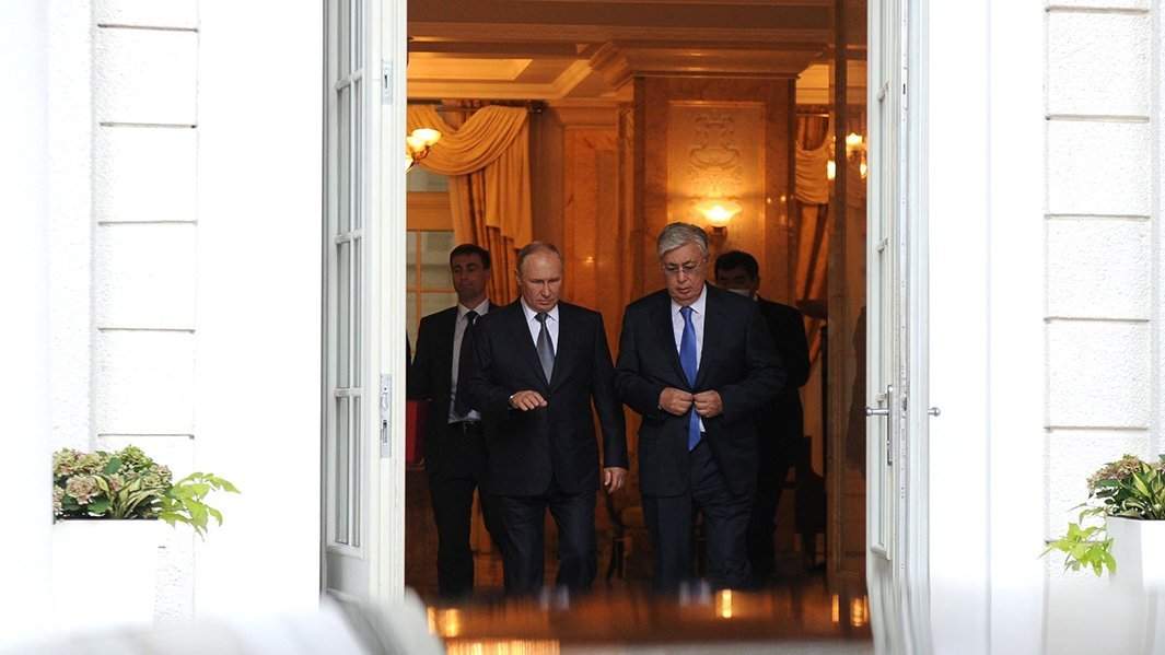 Лидеры России и Казахстана в Сочи 