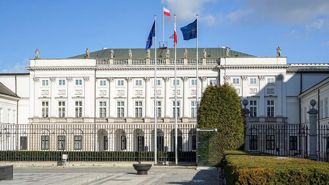 Польша: Президентский дворец в Варшаве