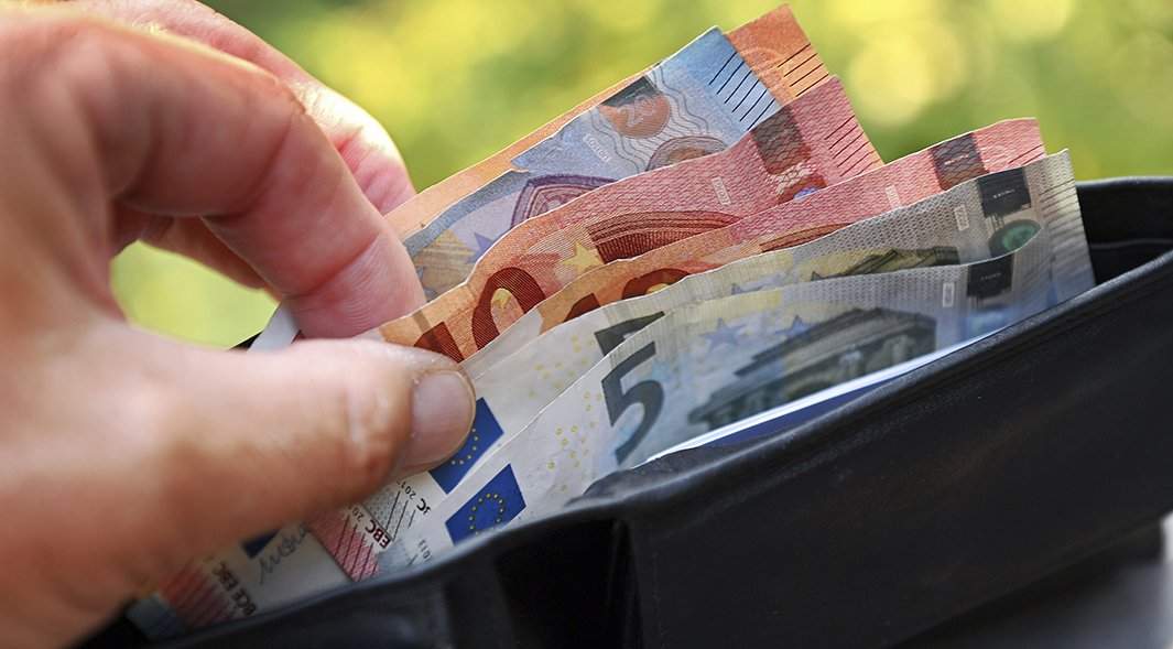 кошелек с евро