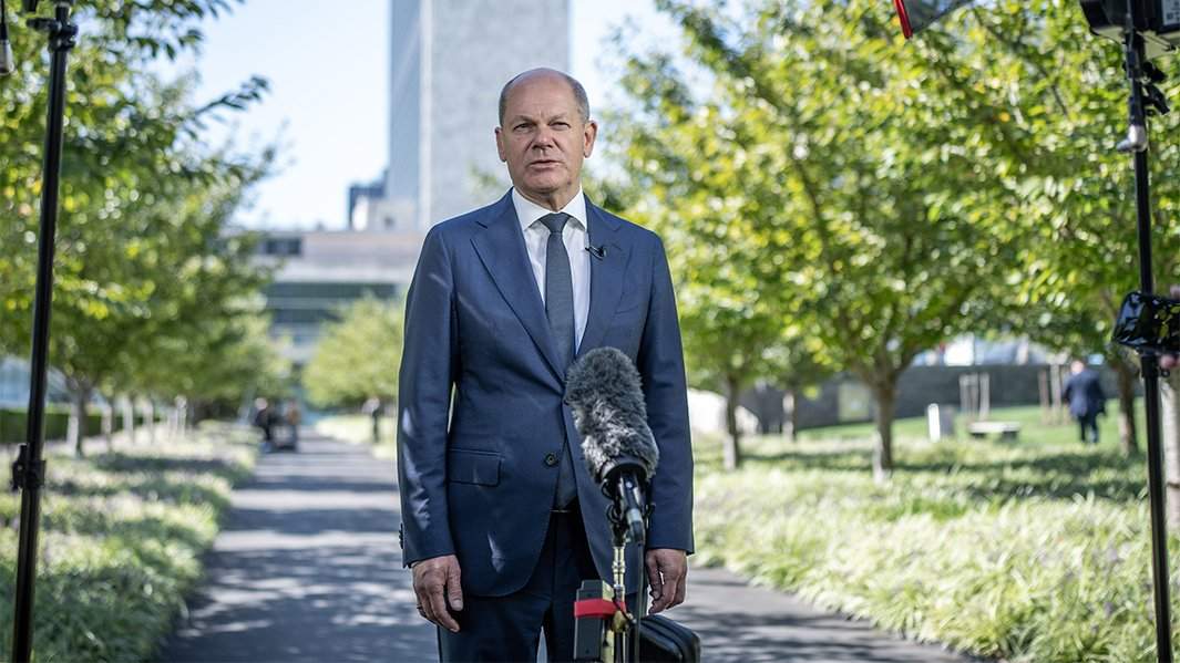 Канцлер Германии Олаф Шольц