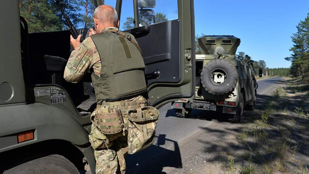 Военнослужащий войск специального назначения ВС РФ неподалеку от города Изюм