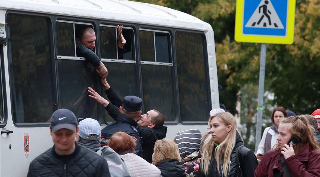 Мужчина, призванный на военную службу в ходе частичной мобилизации