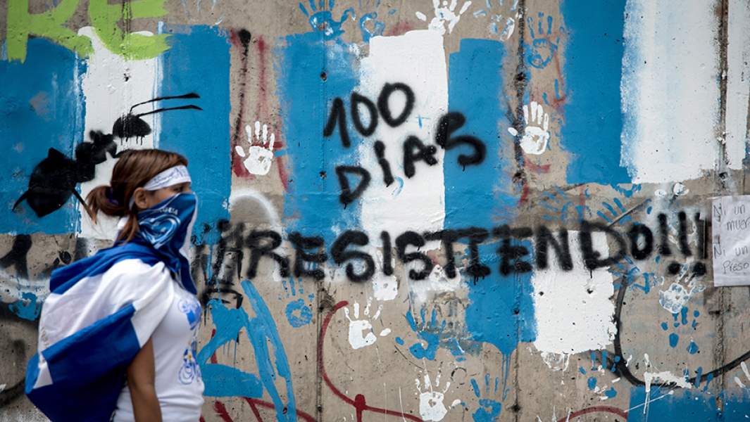 Флаг Никарагуа