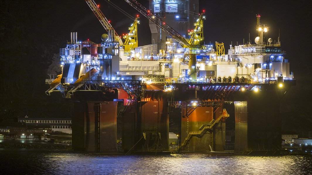 Нефтяная платформа Норвегия