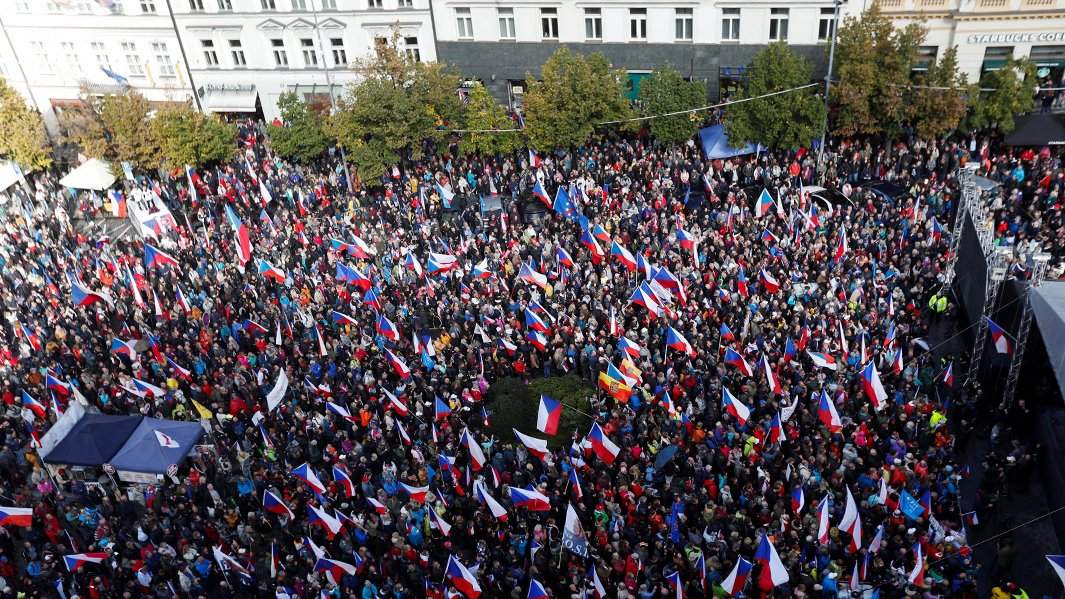 Протесты в Праге