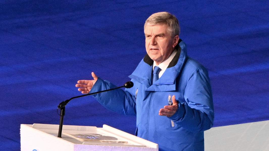Глава Международного олимпийского комитета (МОК) Томас Бах