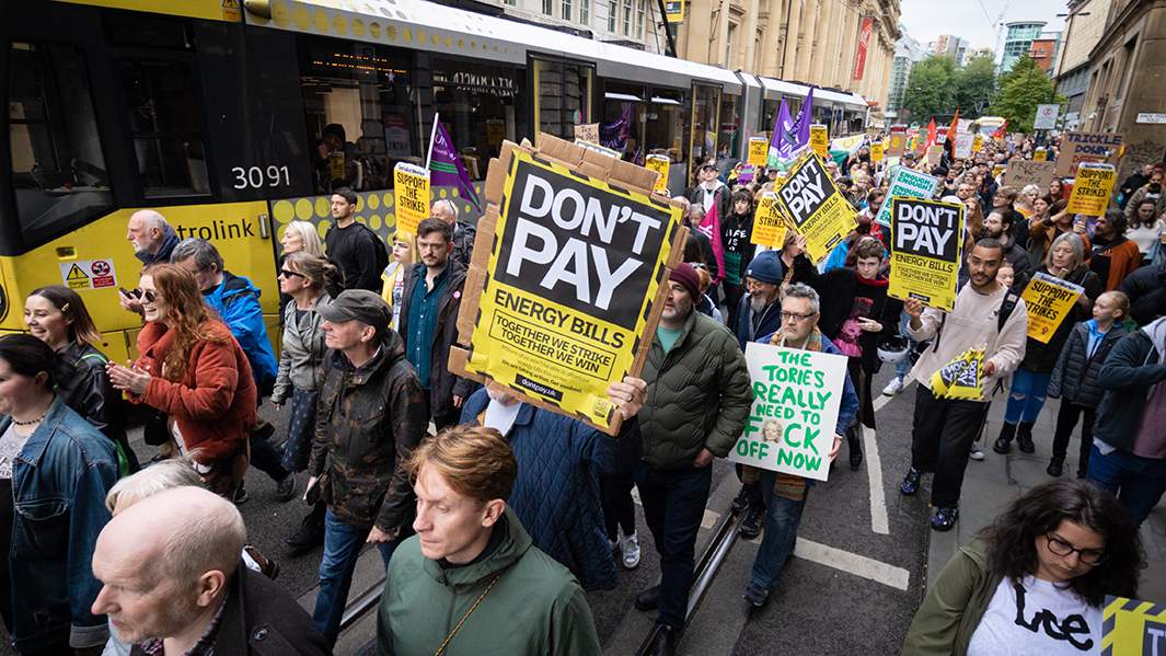 Протесты в Лондоне