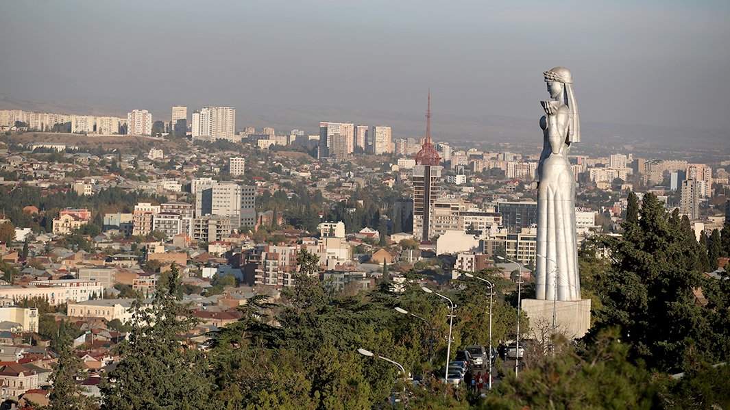 грузия панорама Тбилиси