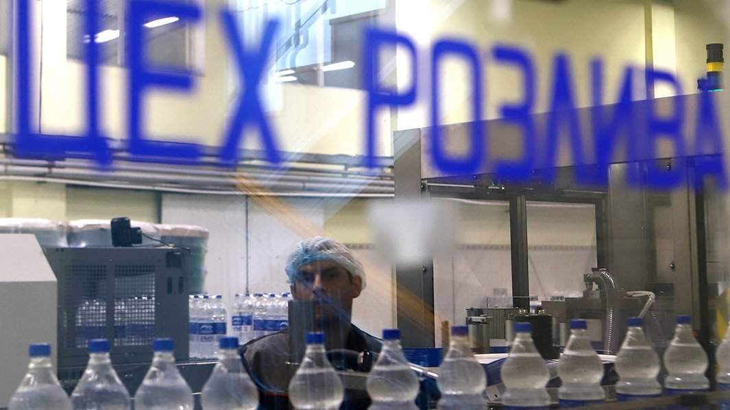 цех розлива вода