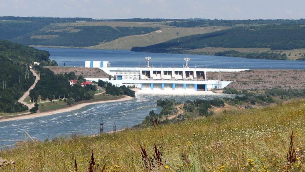 Вид на Новоднестровскую ГЭС