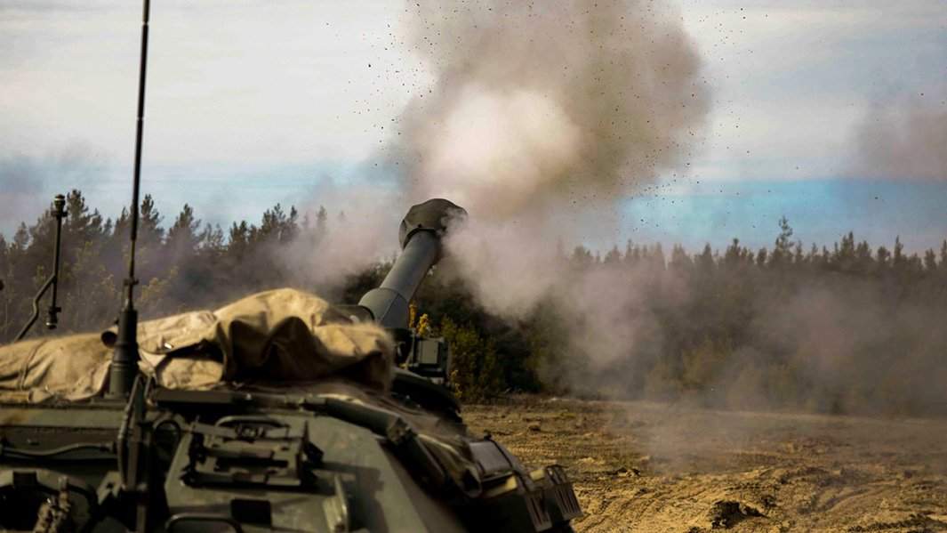 танк выстрел