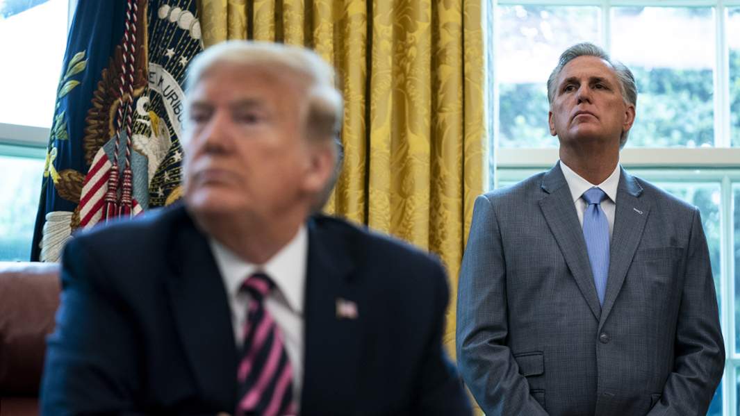 Дональд Трамп и Кевин Маккарти
