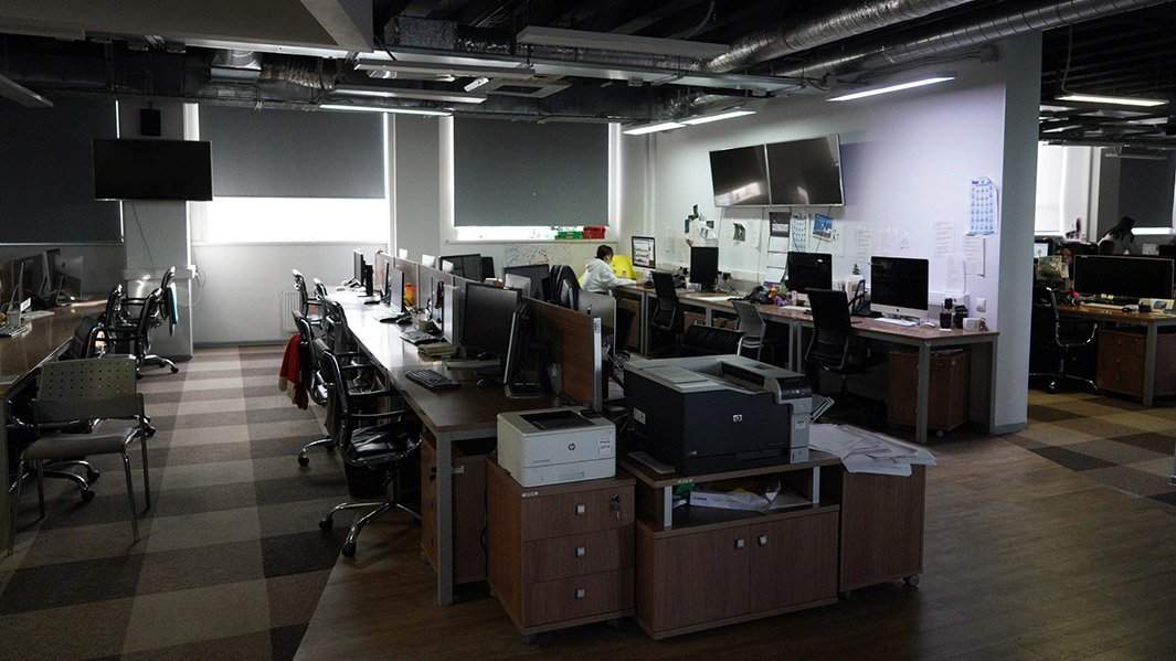 Пустой офис, удаленка в РФ