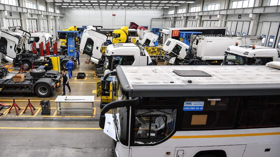 автопарк гараж ремонт автобус