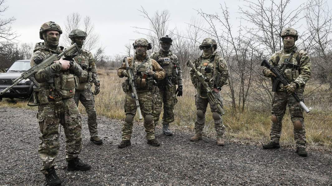 Военнослужащие добровольческого батальона имени Судоплатова
