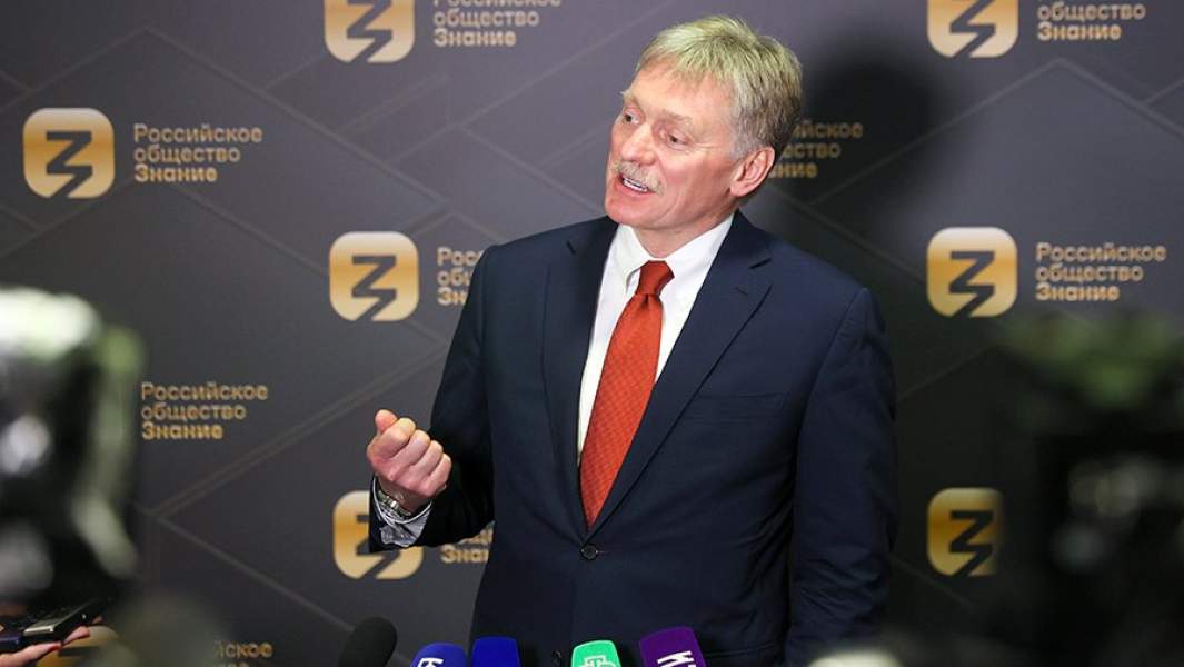 Пресс-секретарь президента РФ Дмитрий Песков после заседания почетного жюри премии российского общества «Знание» в ЦМТ