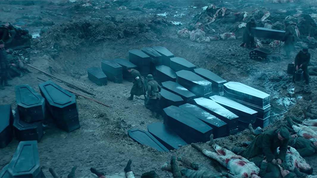 кадр из фильма на западном фронте без перемен