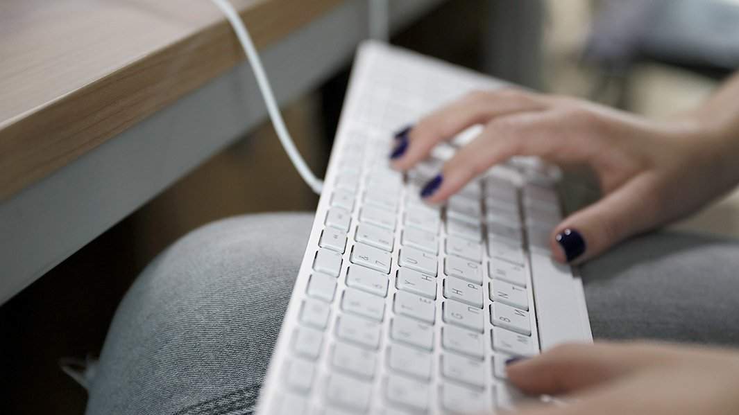 Клавиатура, рука