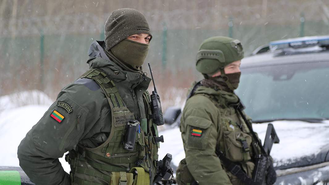 литва граница пограничники
