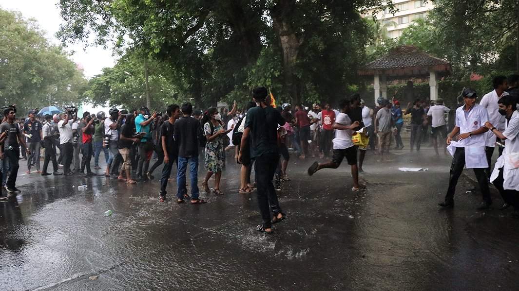 Шри-Ланка. Протест