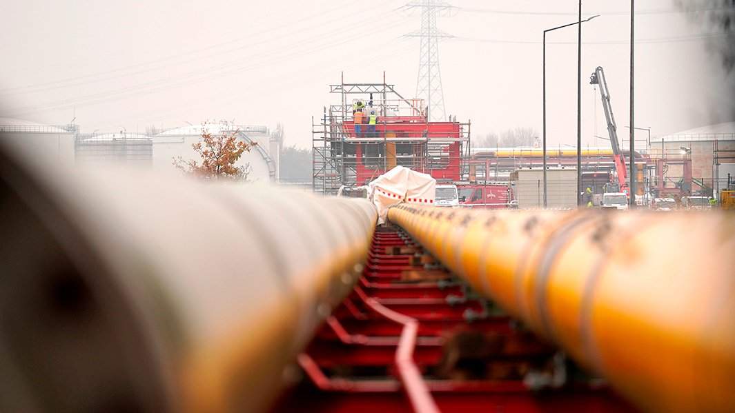 Путепровод СПГ в Германии