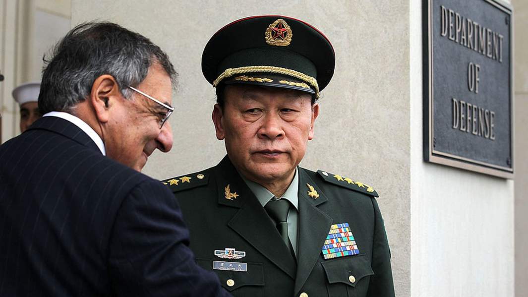 Министр обороны Китая Лян Гуанле в Пентагоне