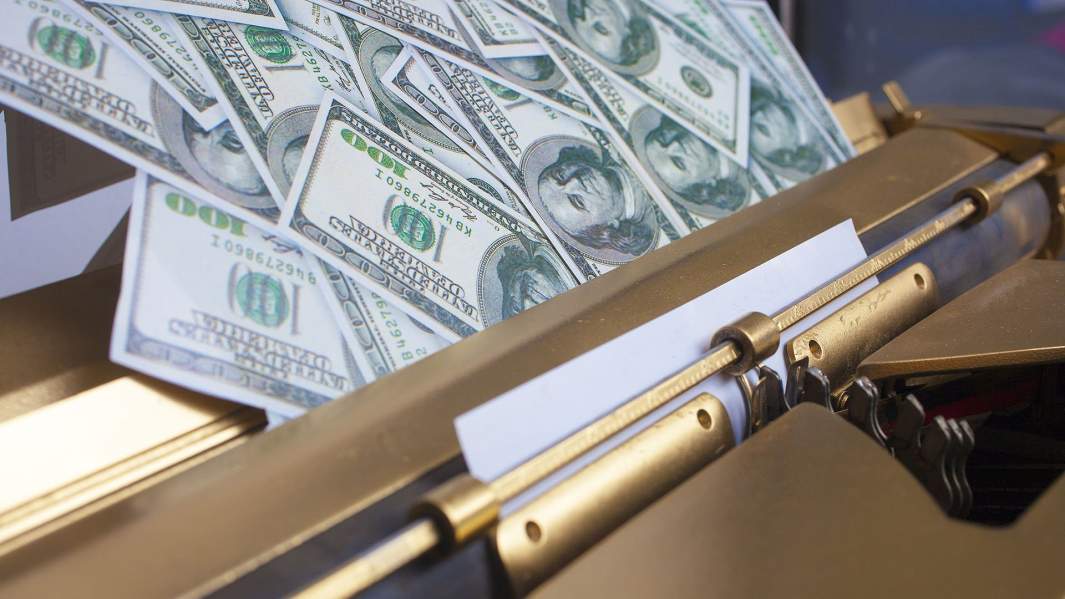 доллар печатная машинка