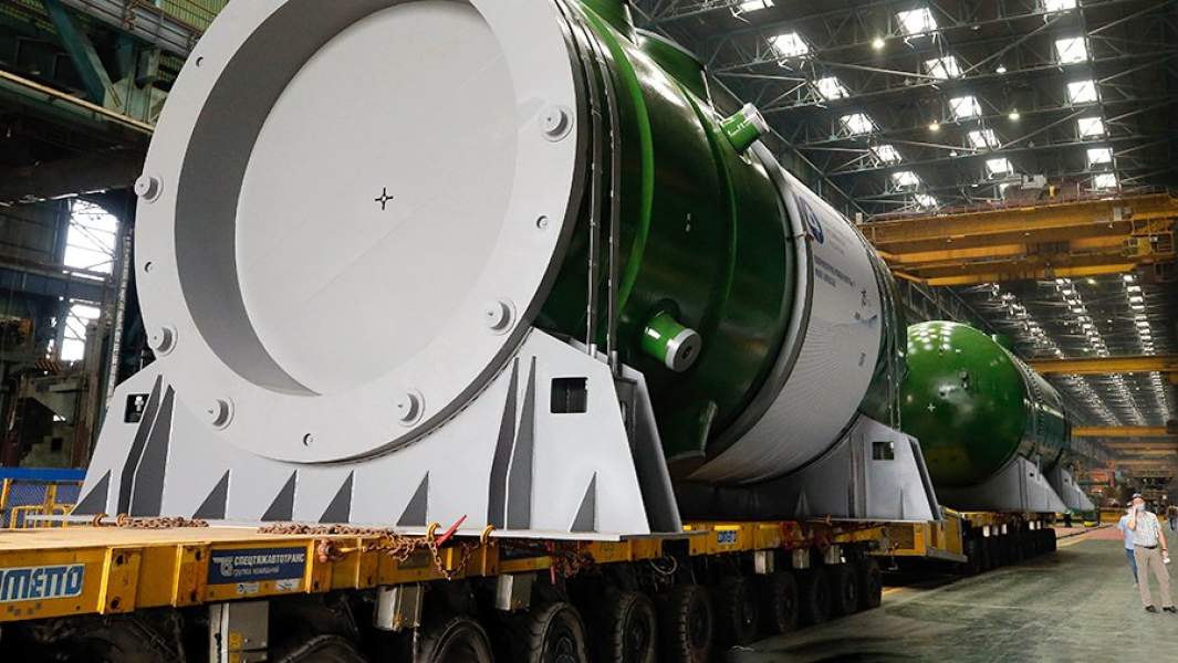 Отгрузка корпуса ядерного реактора ВВЭР-1200 для первого энергоблока АЭС «Руппур», строящегося в Бангладеш