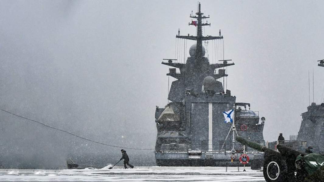 Корвет «Гремящий» из состава отряда кораблей Тихоокеанского флота