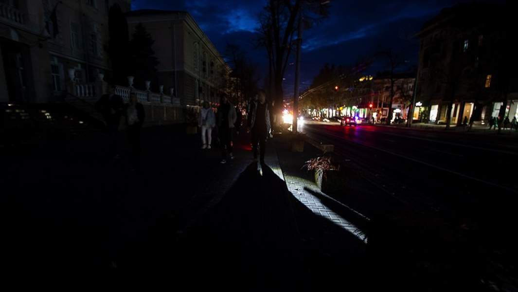 Кишинев во время действия плана по экономии потребления электроэнергии