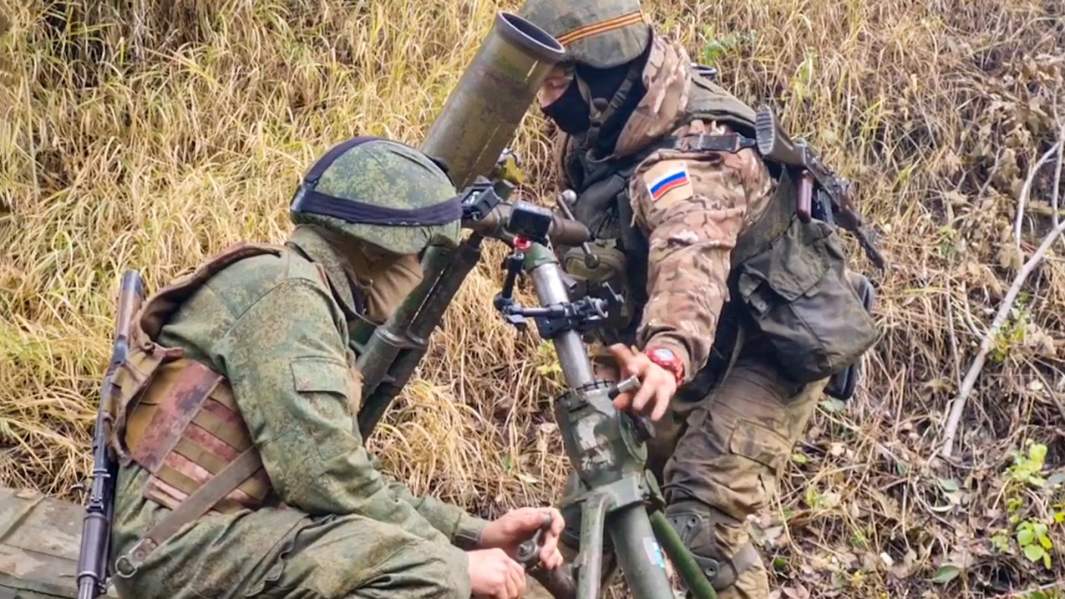 Работа военных в зоне СВО