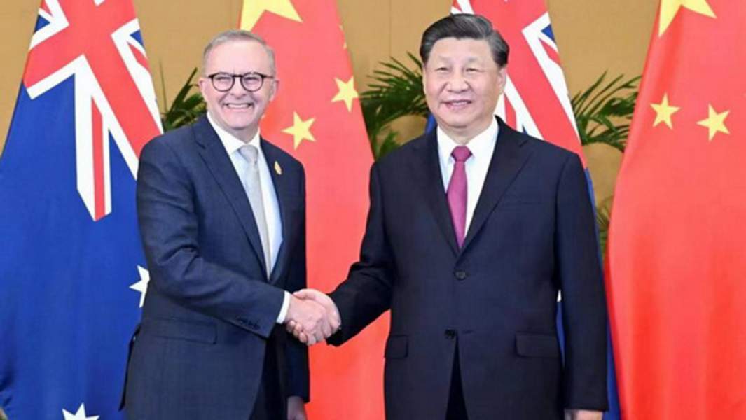 Встреча премьер-министра Австралии Энтони Альбанезе и президента КНР Си Цзиньпина