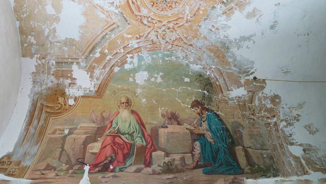 Фреска в Распятской церкви