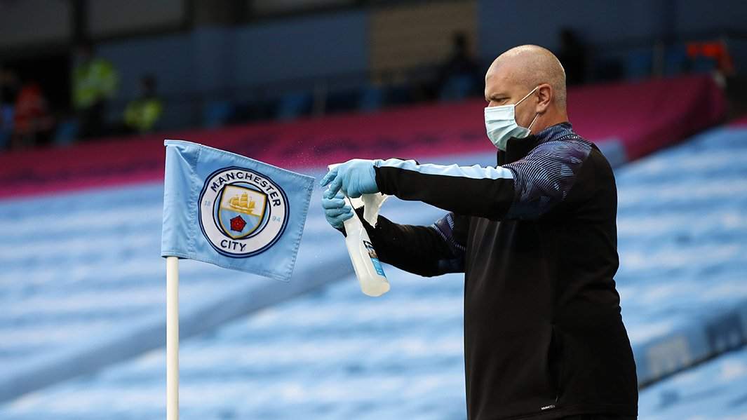 Флаг Манчестер Сити