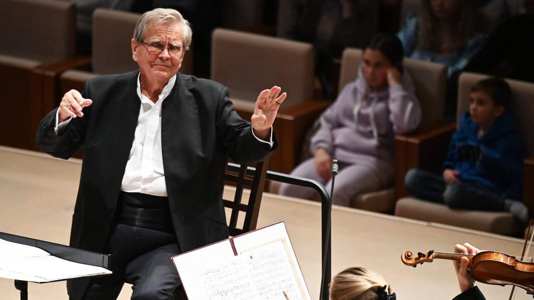 Художественный руководитель Большого симфонического оркестра имени П.И. Чайковского Владимир Федосеев 