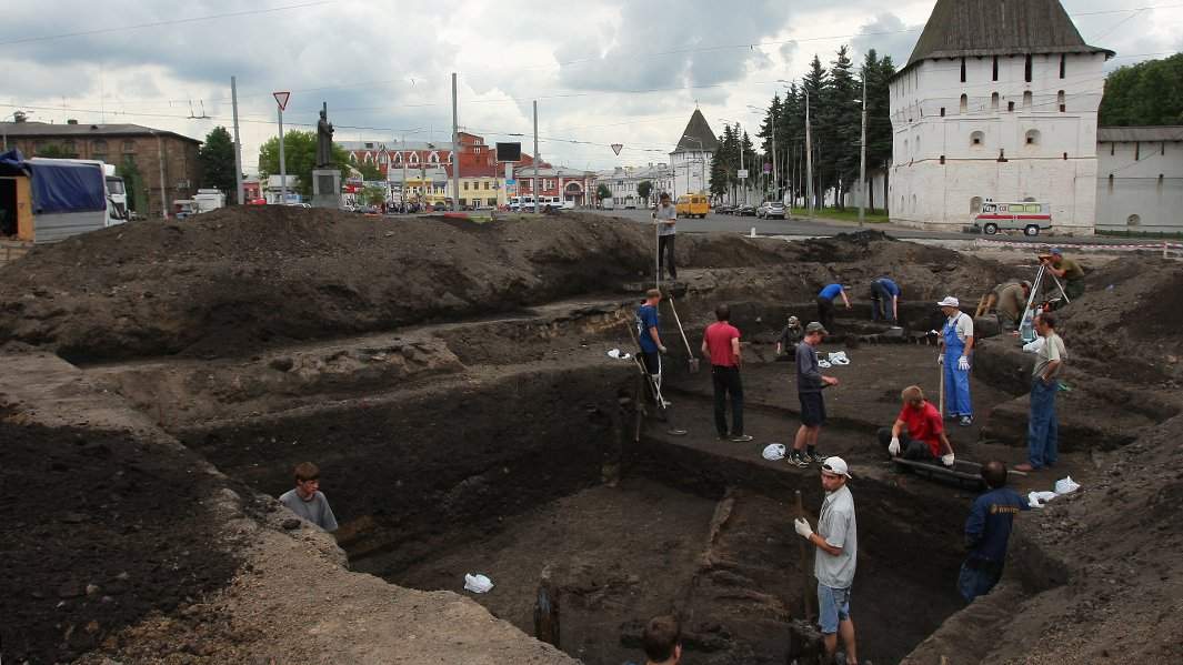раскопки в ярославле