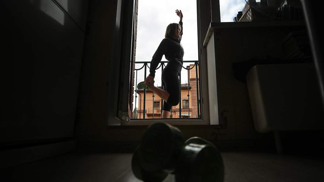 Зарядка на балконе квартиры