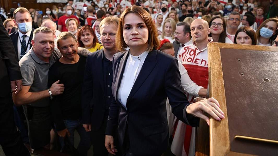 Светлана Тихановская в Лондоне