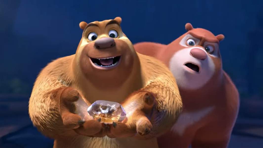 Кадр из мультфильма  «Медведи-соседи: Код хранителей»