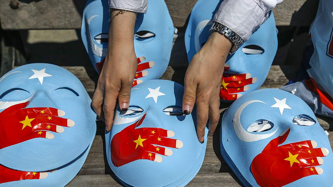 Акция поддержки уйгурского населения Китая