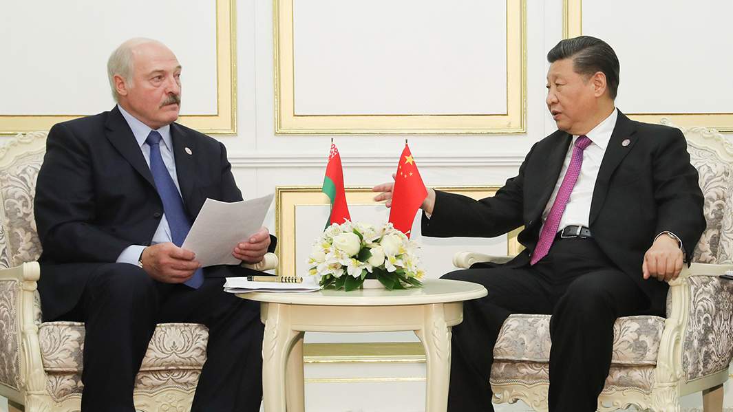 Александр Лукашенко и Си Цзиньпин 